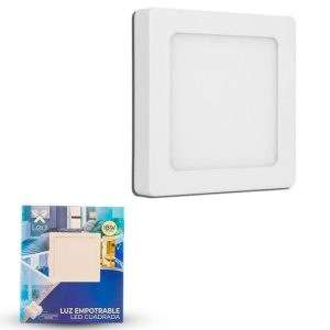 18W Superficial Cuadrada Blanca 3T