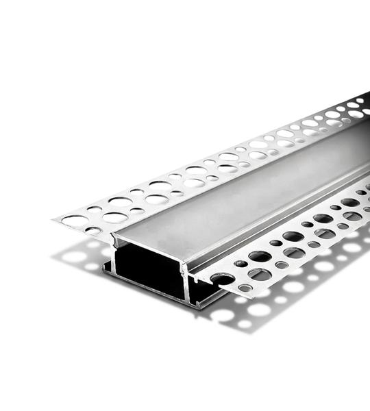 Perfil de Aluminio Empotrar Plata XT-711