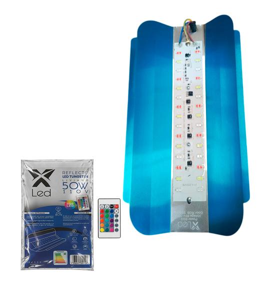 Reflector Liviano LED 50W 110V RGB con Control