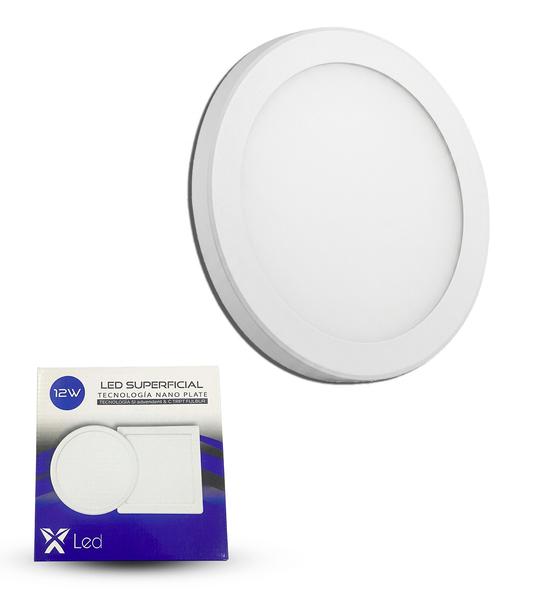 Panel LED 12W Superficial Redondo