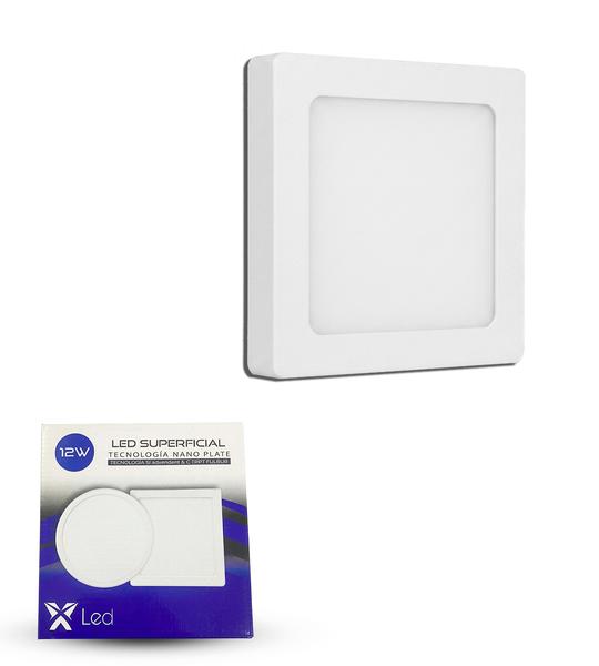 Panel LED 12W Superficial Cuadrado