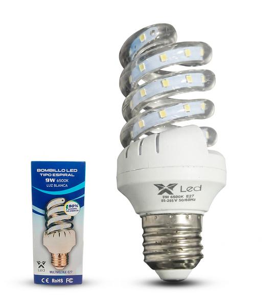 Bombillo LED Espiral 9W