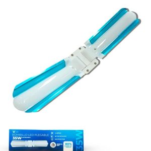 Plegable Led  2 aspas 35W Multivoltaje E27