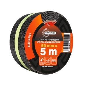 Cinta Fotoluminiscente Negro 50mm*5m