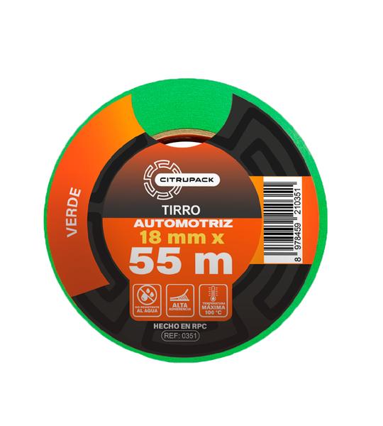 Tirro Verde Automotriz 18 mm x 55 m