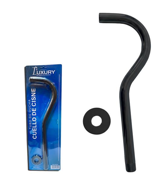 Tubo De Ducha Cuello De Cisne Negro Tdlux02
