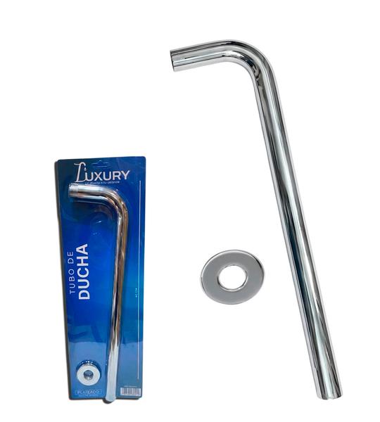 Tubo De Ducha Cromado Tdlux03
