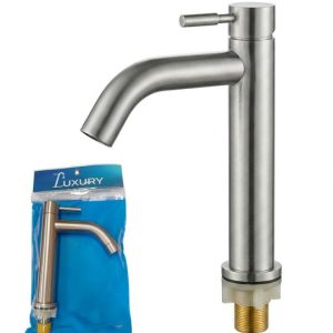 Lavamano Monomando Satin 18 cm Acero Inox (LGLUX03)