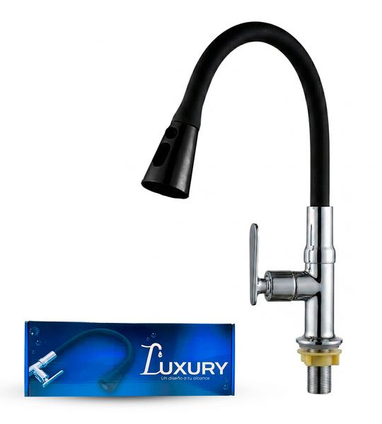 Fregadero Cuello De Cisne Negro Flexible Lglux12